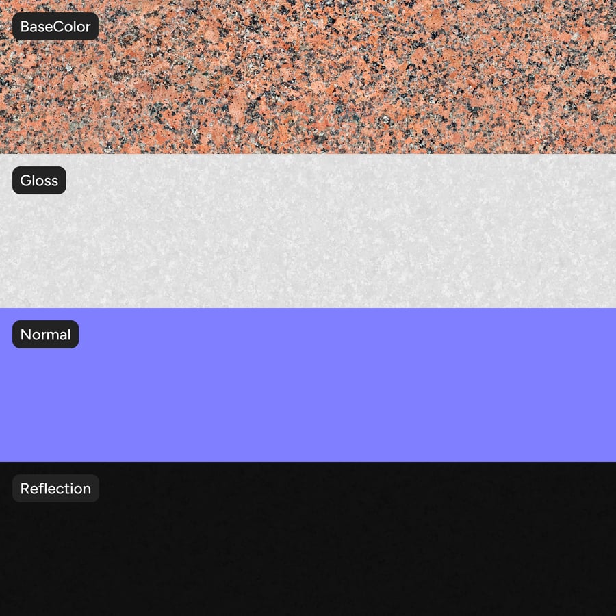 Textura de pedra de granito polido, laranja