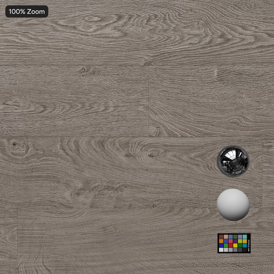 Random Match Oak Wood Veneer Texture, Ash Grey