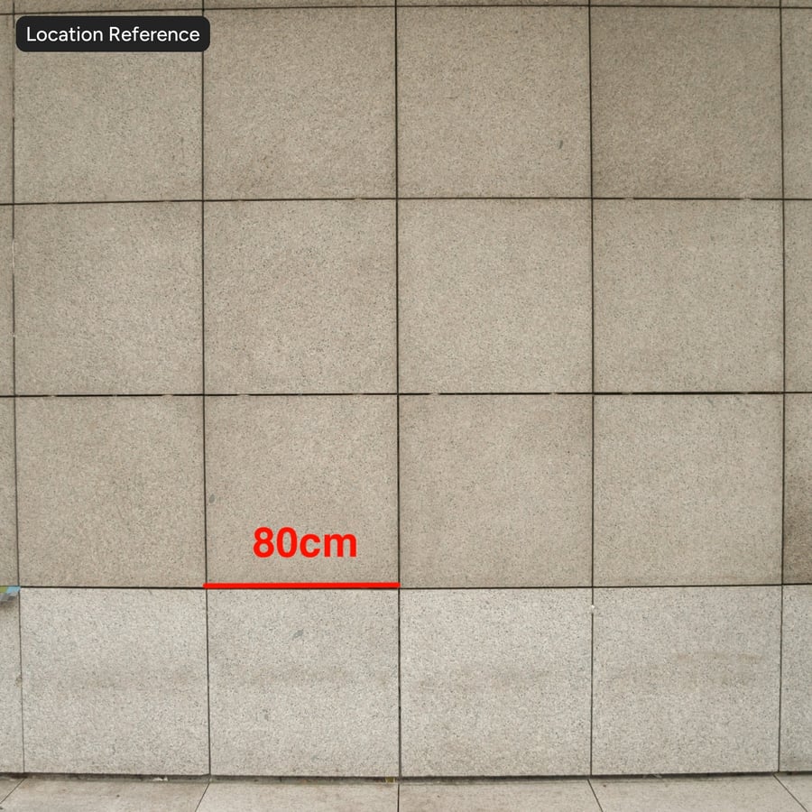 Carreau de granit carré adouci Texture, poivrée