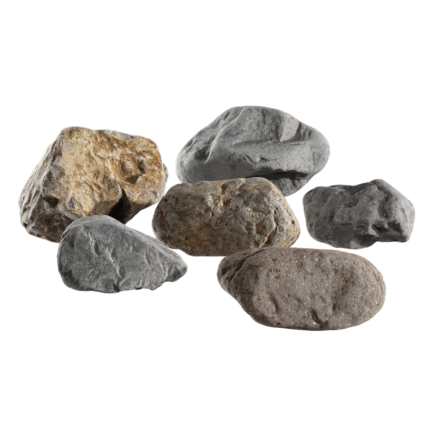 Assorted River Stone Models Collection