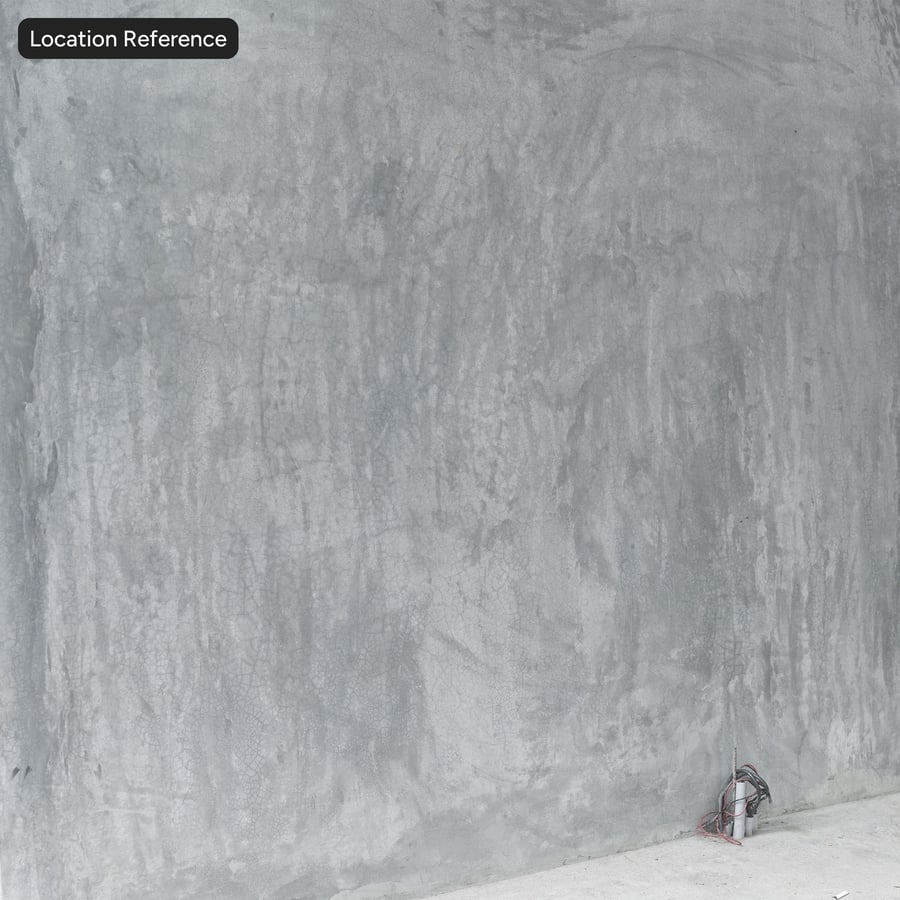 Gemêleerde matte betonvloertextuur, Ash