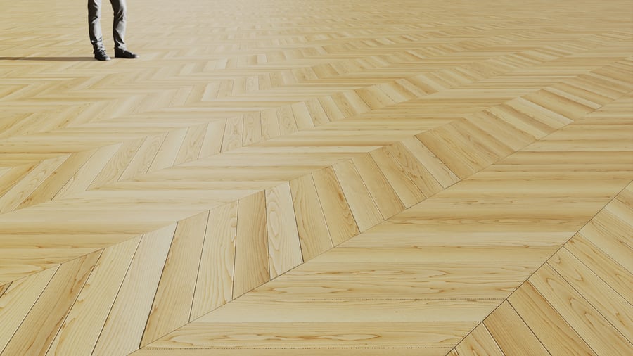 Chevron Maple Wood Board Texture, Natural