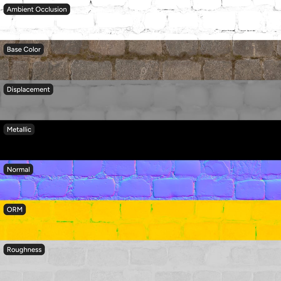Textura de parede de blocos de granito, castanho envelhecido