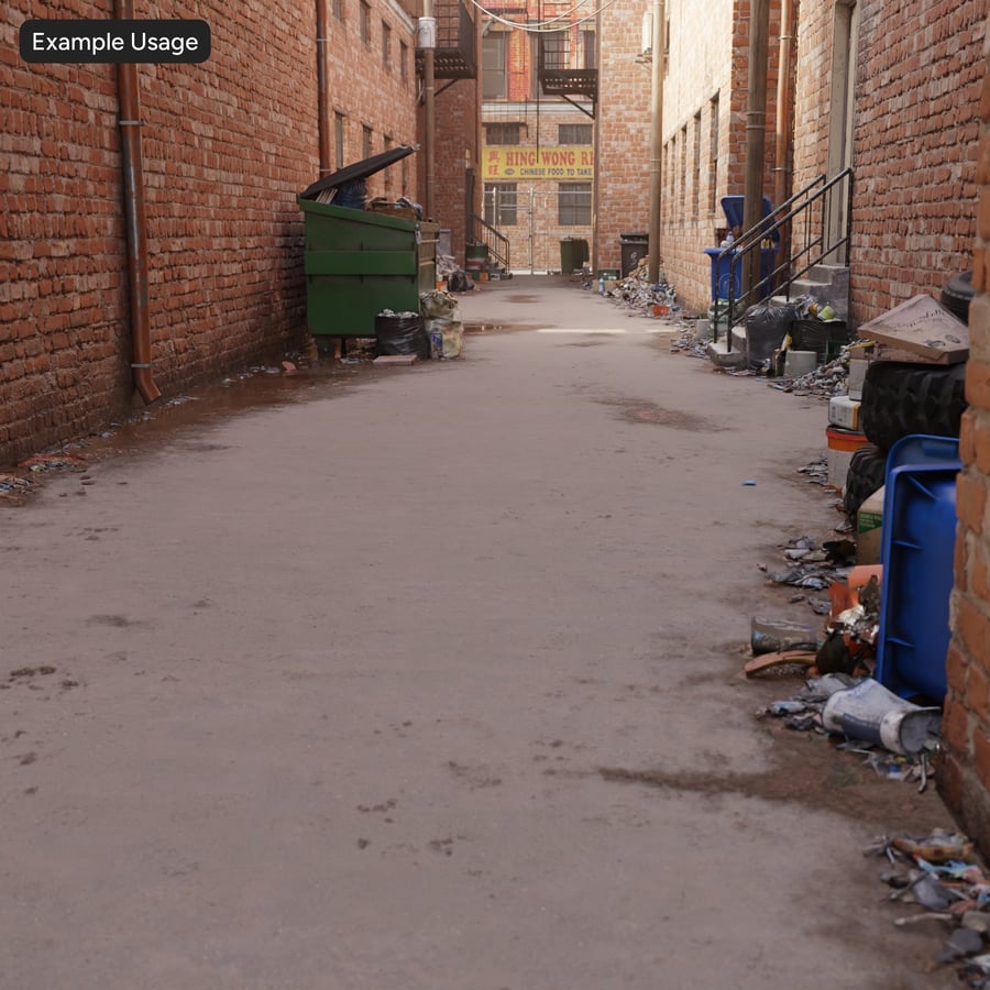 Worn Dirt Road Texture