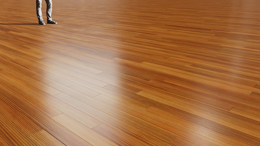 Natural Teak Wood Flooring Texture