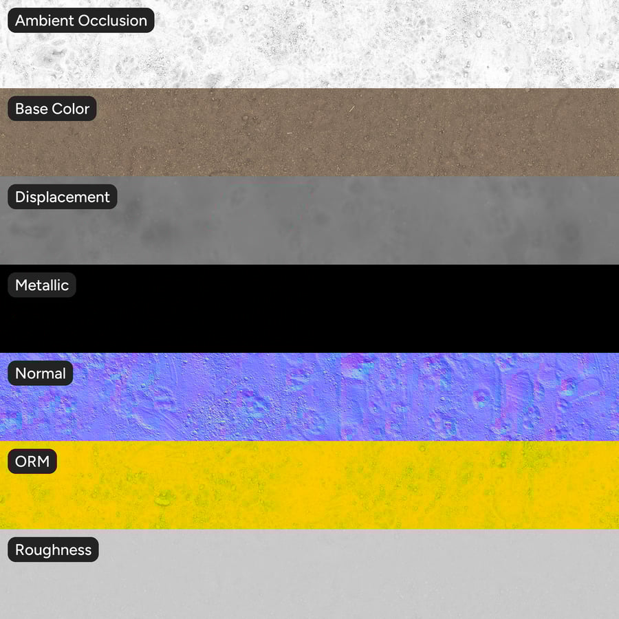 Textura de pegadas na terra