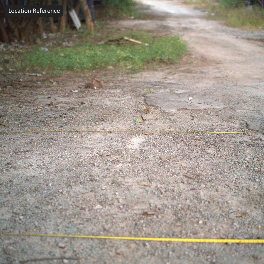 Compacted Gravel Dirt Road Texture, Warm Brown