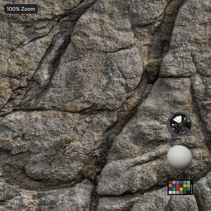 Bề mặt đá vách đá bị phong hóa