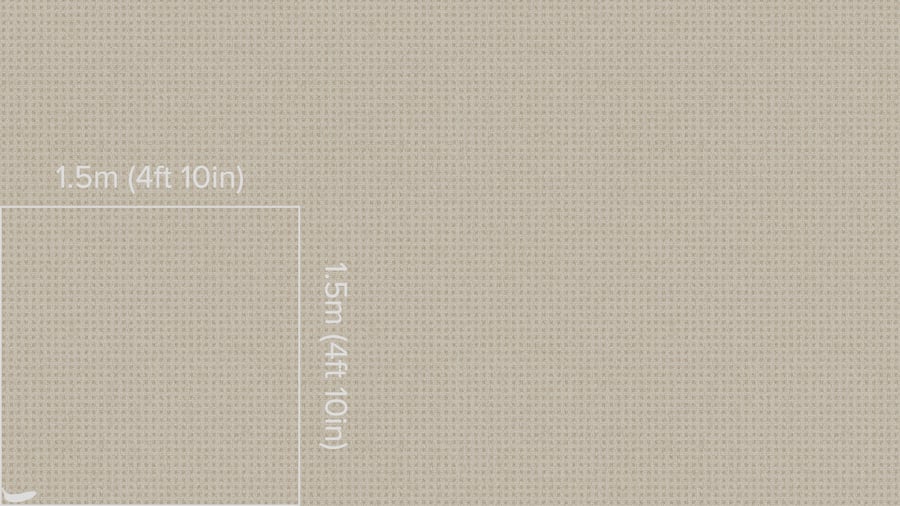 Textura de piso em carpete com padrão em grade e pilha em loop, bege