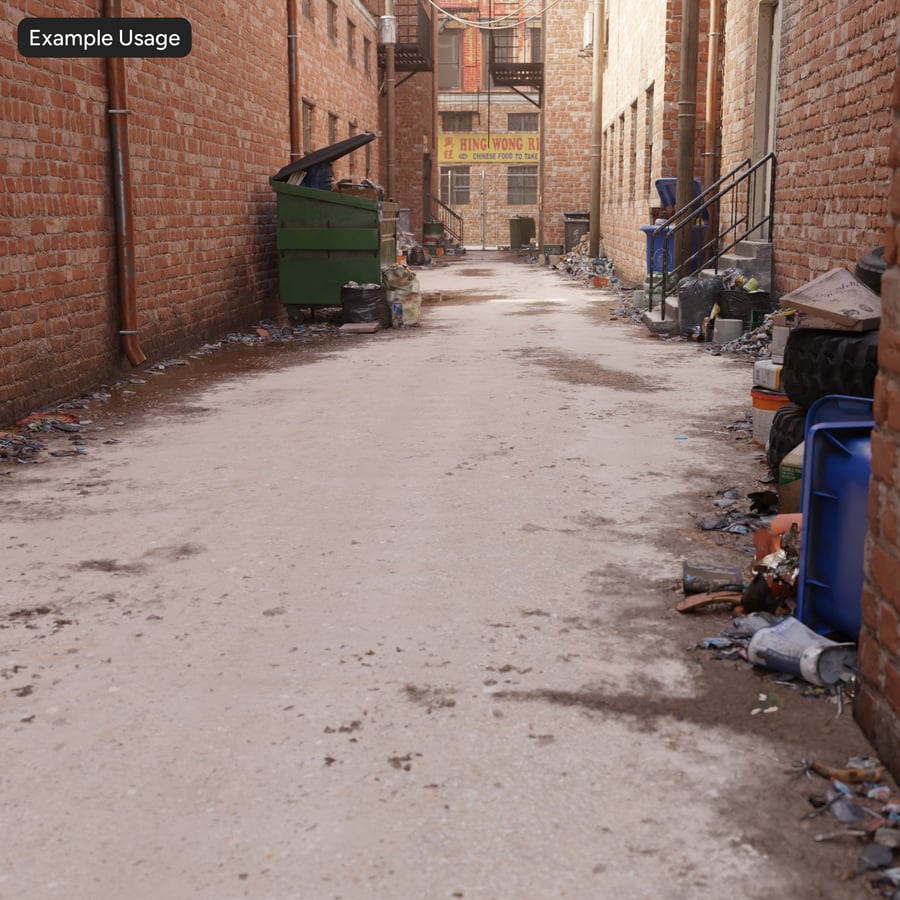 Compacted Dirt Road Texture