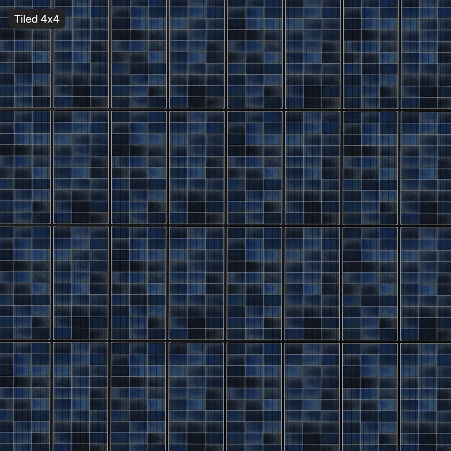 Painéis solares policristalinos tipo B com moldura limpa Textura