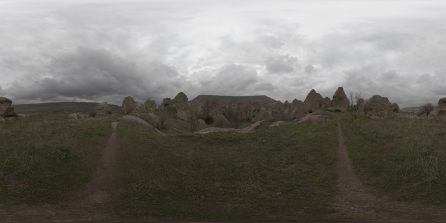 Overcast Afternoon Cappadocia Outdoor Sky HDRI