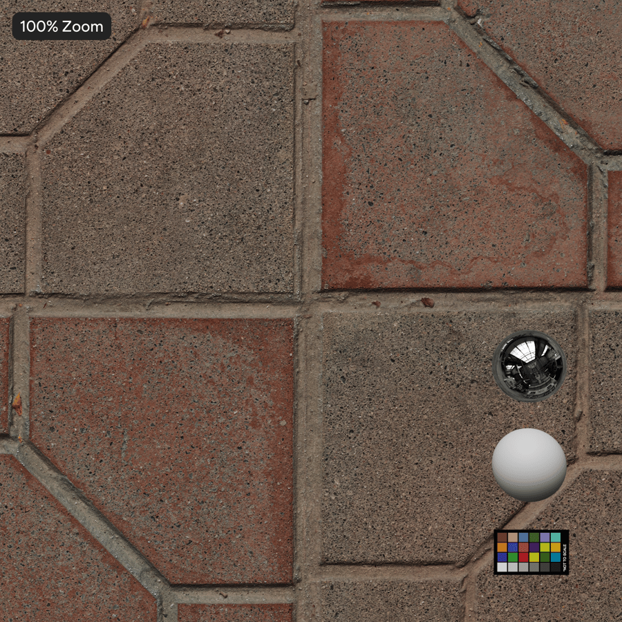 Pavé carré décoratif usé, damier