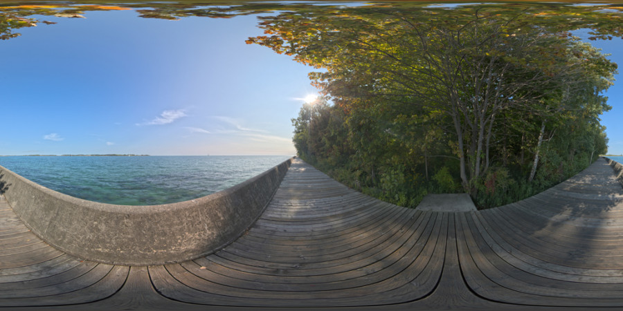 Hdr Outdoor Toronto Centre Island Boardwalk Day Clear 001