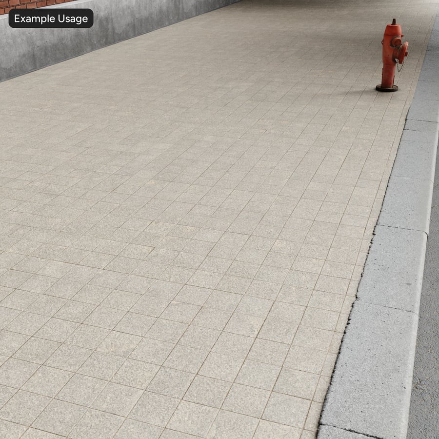 Textura de pavimento quadrado em granito, manchas cinzentas