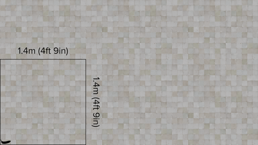 Textura de azulejo quadrado cerâmico brilhante, marfim