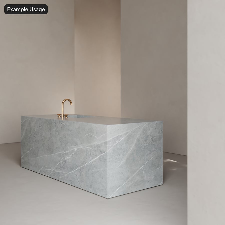 Polished Marble Slab Texture, Grey