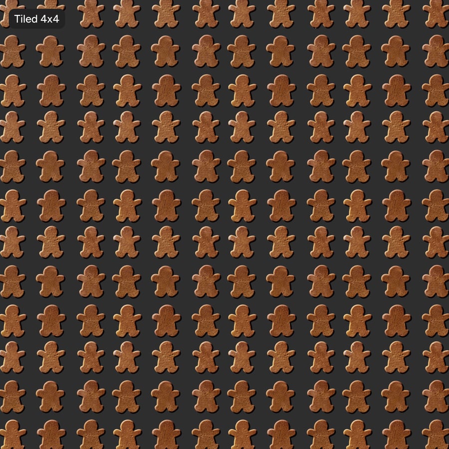 Textura de fundo de biscoito de gengibre pequeno