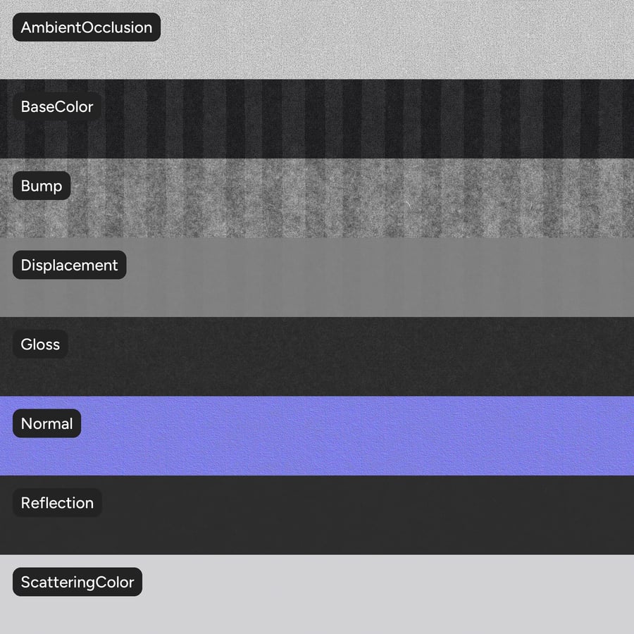 Stripes Designer Plüschflor Teppichboden Struktur, Schwarz