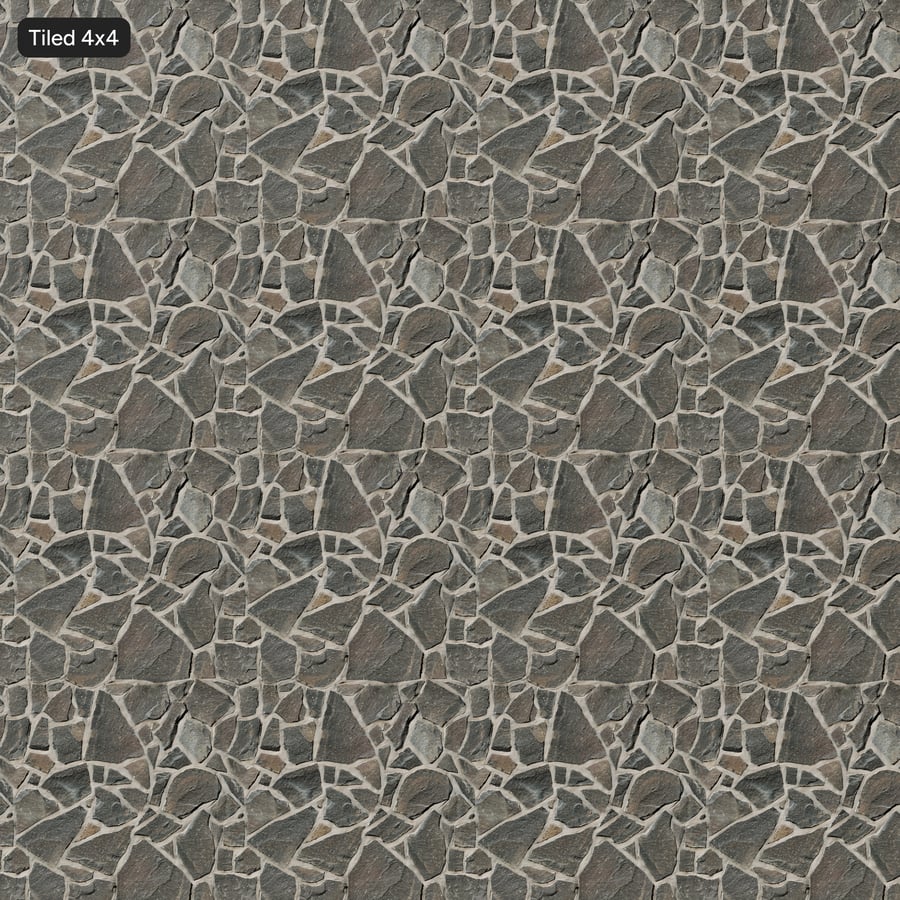 Irregular Paving Stone Wall Texture