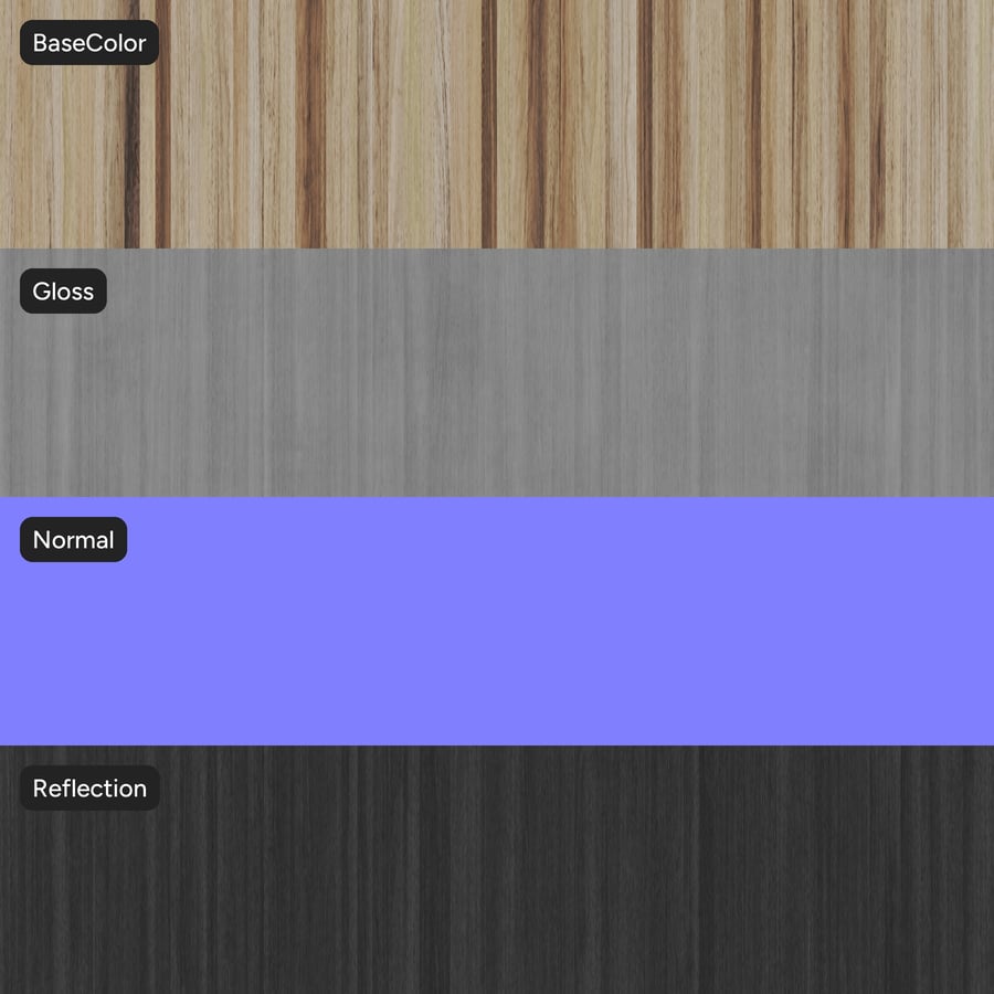 Slip Match Oak Wood Veneer Texture, Light Brown