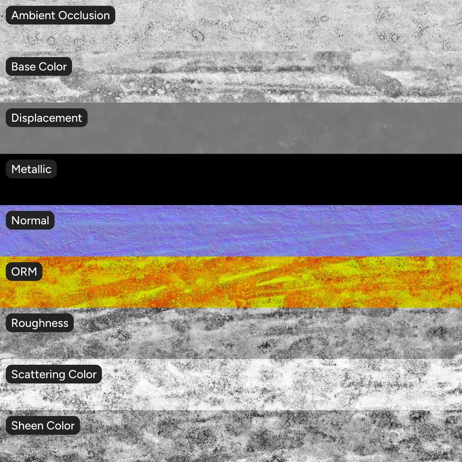 Marques de pneus sur une texture d'asphalte enneigée