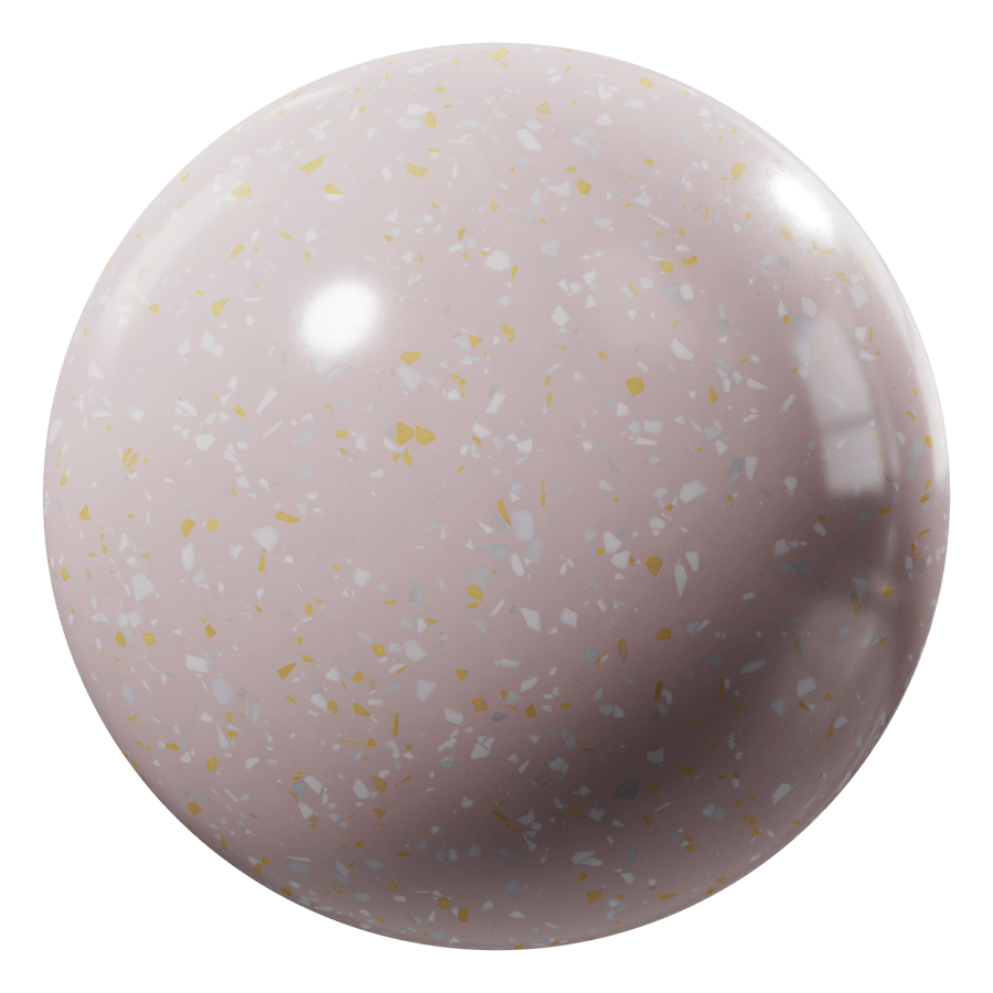 Speckled Princess Terrazzo Texture, Pink