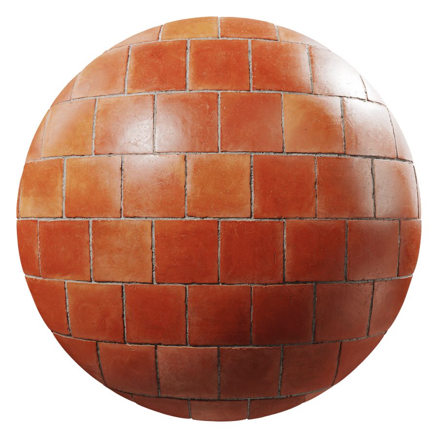Satin Offset Terracotta Tile Texture