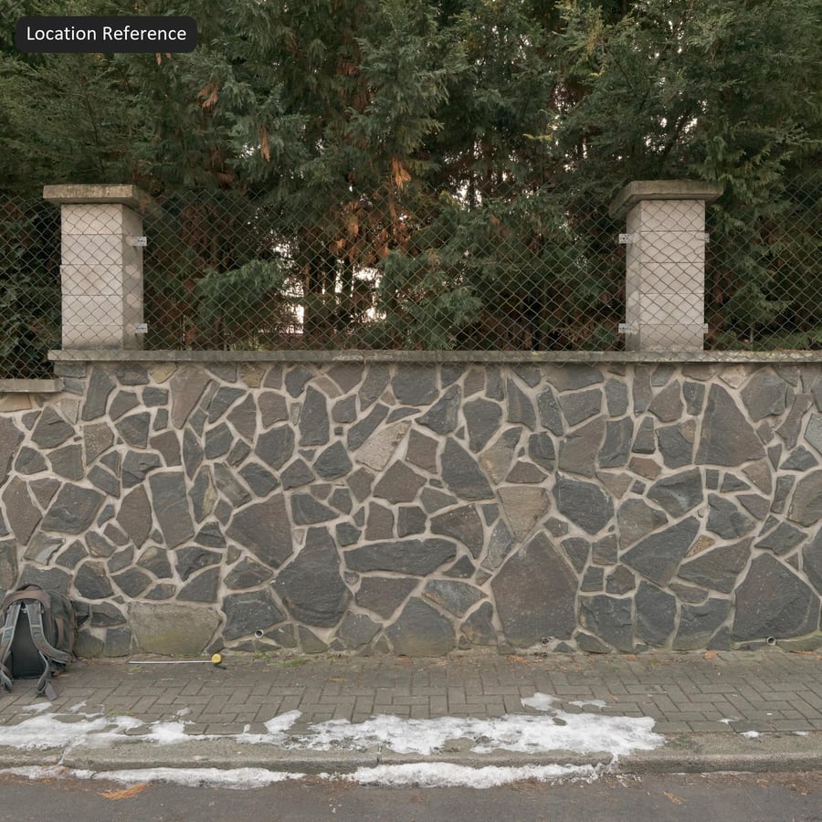 Irregular Paving Stone Wall Texture