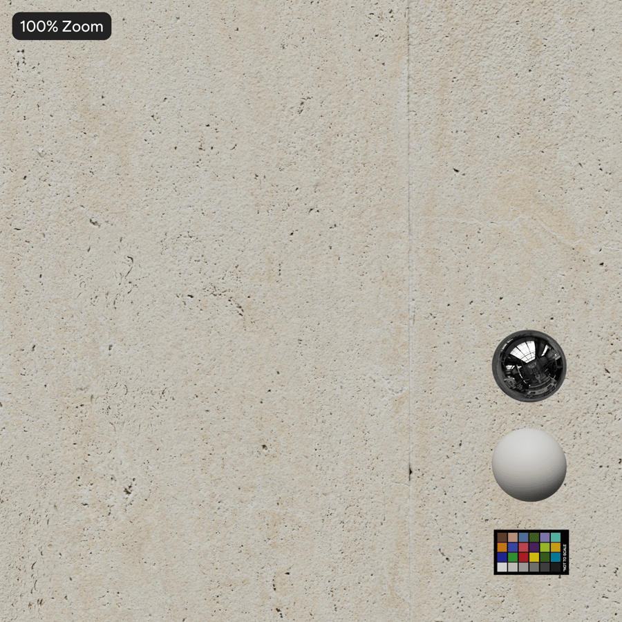 Poliigon Stone Travertine Facade 10509