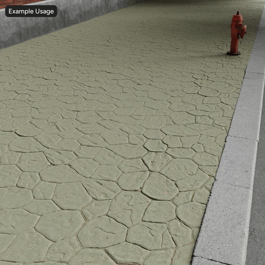 Flagstone Concrete Paver Texture