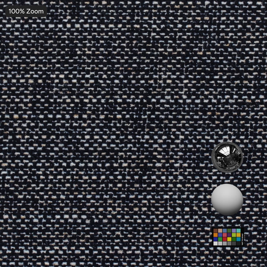 Texture de tissu d'ameublement à rayures flammées mouchetées, gris marine