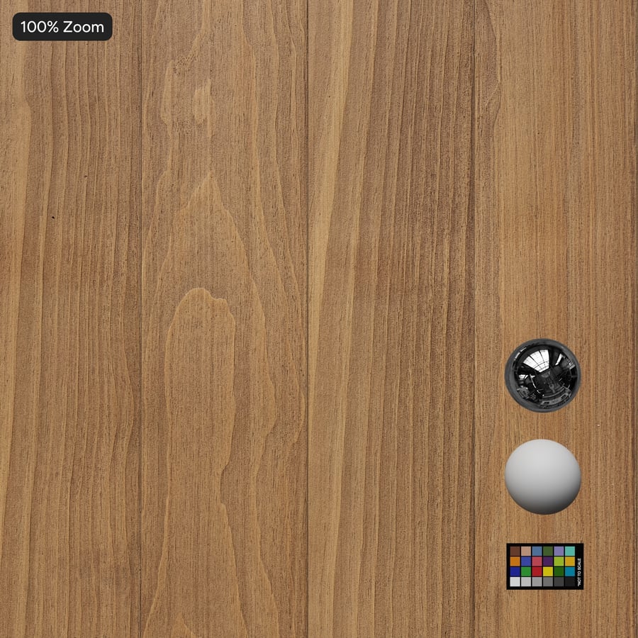 Texture lisse du bois Accoya, chaleureuse