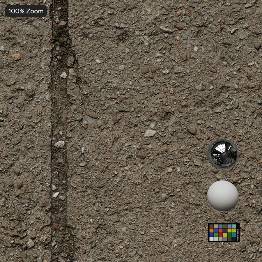 磨损的混凝土板和草格纹理