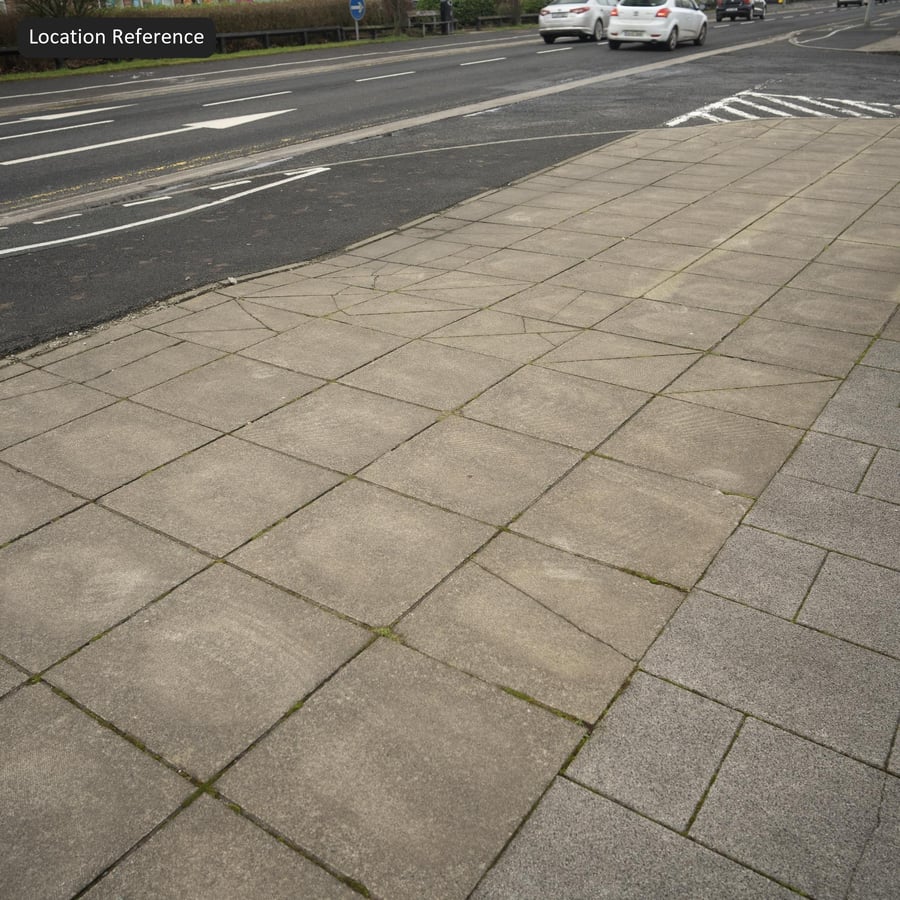 Weathered Stone Paver Texture, Gray