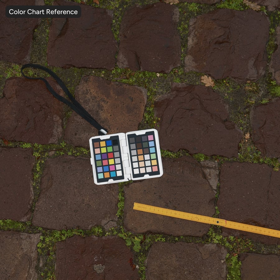 Mossy Cobblestone Floor Texture, Umber