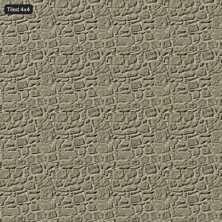 Old Rubble Stone Wall Texture