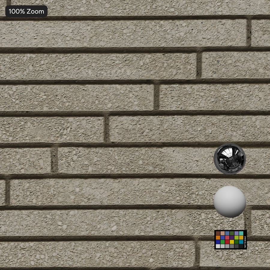Sandfaced Running Bond Slim Brick Wall Texture