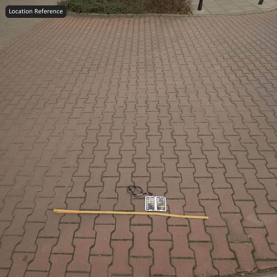Interlocking Dumbell Paver Texture, Brown