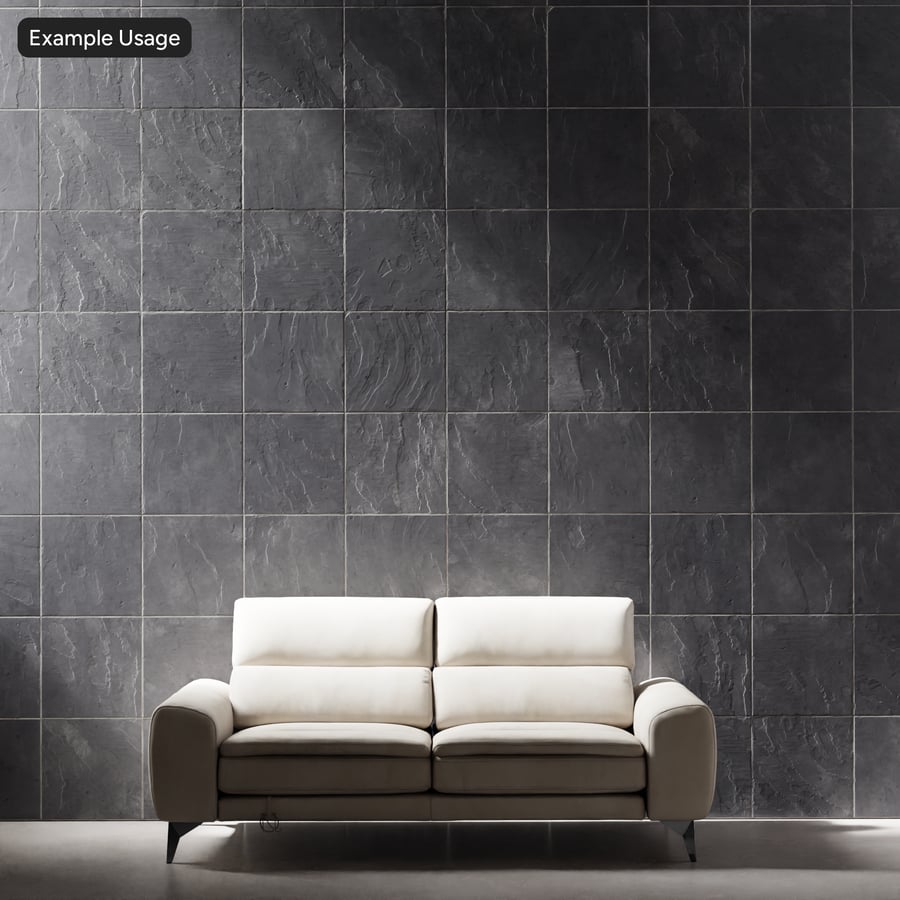 Vierkante gestapelde leisteen tegelstructuur