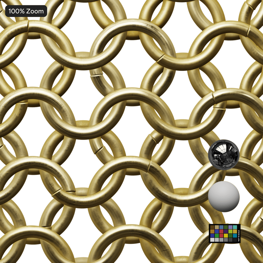 Chainmail Gold Texture