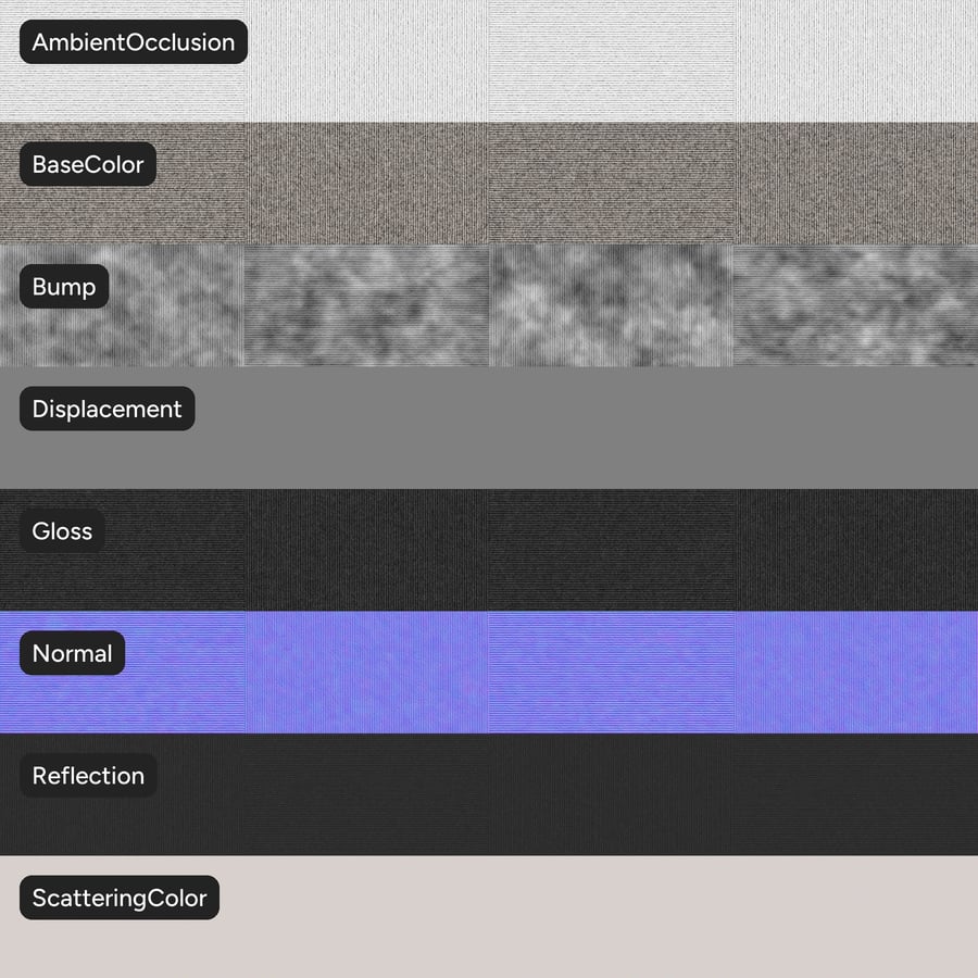 Textura komerčních koberců s dlaždicemi, šedá