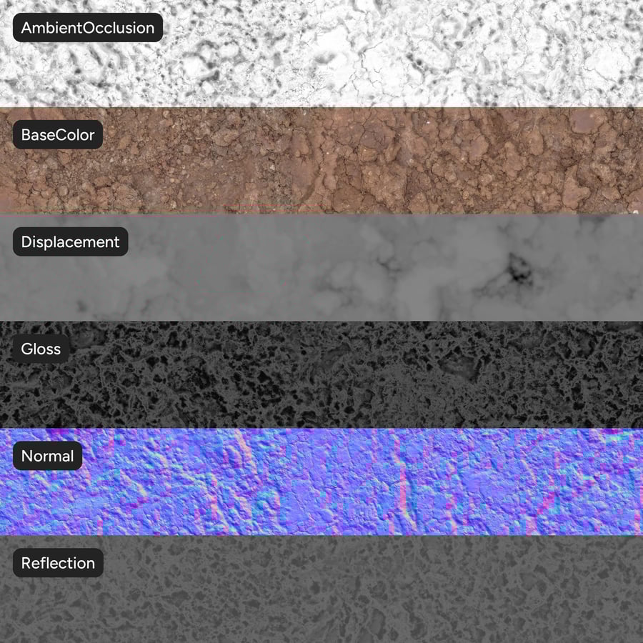 Schlammige Textur
