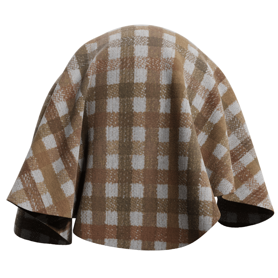 Plaid Upholstery Fabric Texture