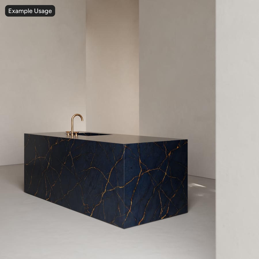 Textura de mármore polido Nero Saint Laurent, marinho