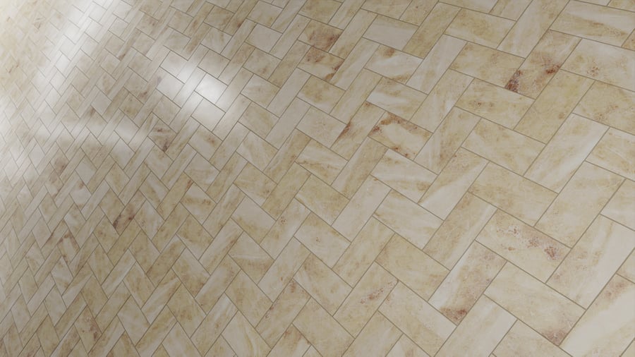 Textura de azulejo mate em mármore em espinha, Cappuccino