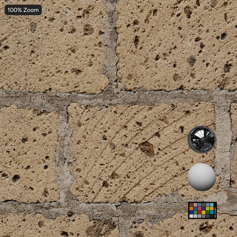 Tuff Stone Block Wall Texture
