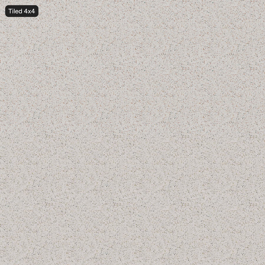 Textura de terrazzo veneziano em laje polida, branco quente