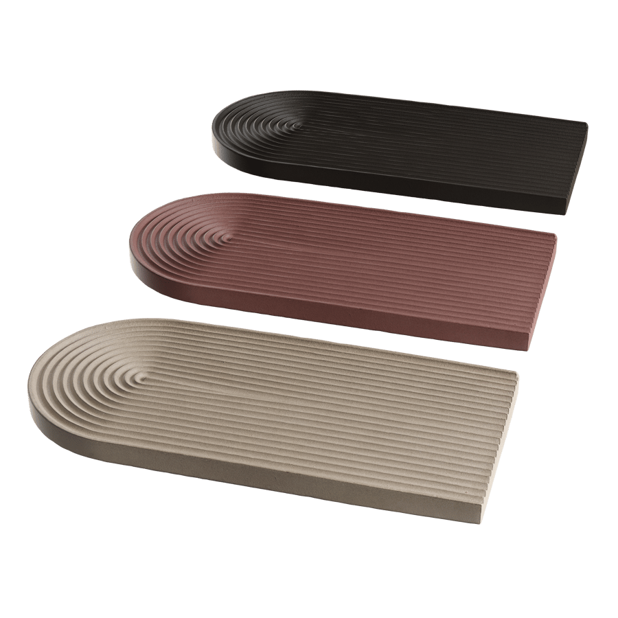 Thin Arch Concrete Serving Board Models