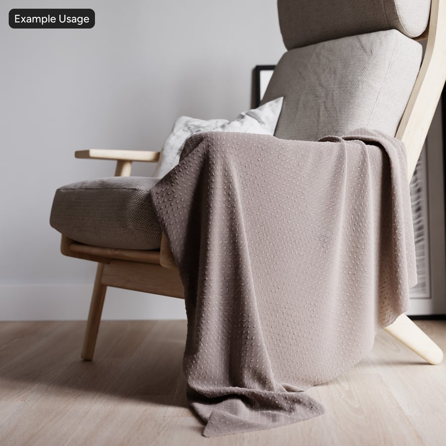 Tuftowana tekstura tkaniny, biały